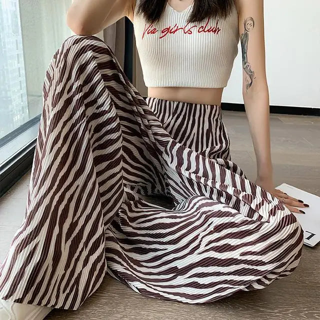 ZebraFlow High-Waist Pants