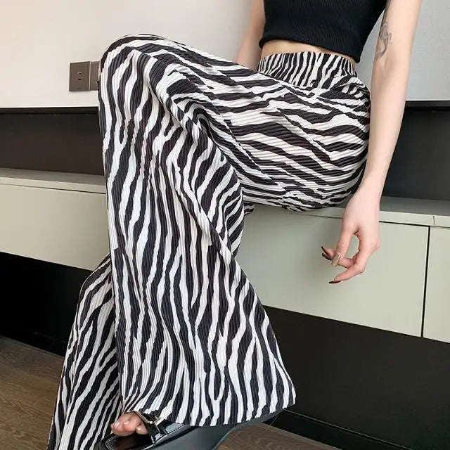 ZebraFlow High-Waist Pants