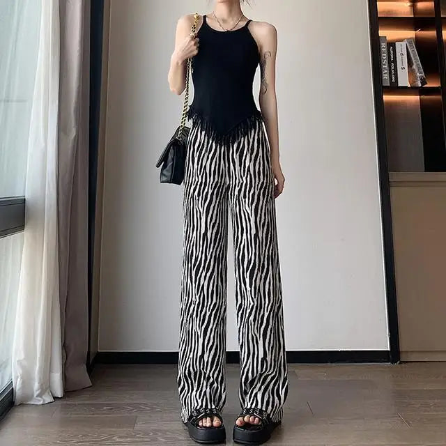 ZebraFlow High-Waist Pants