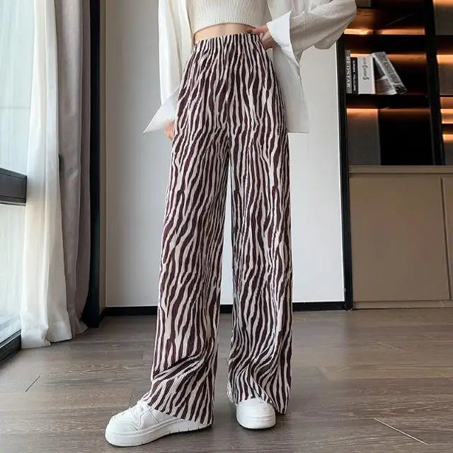 ZebraFlow High-Waist Pants